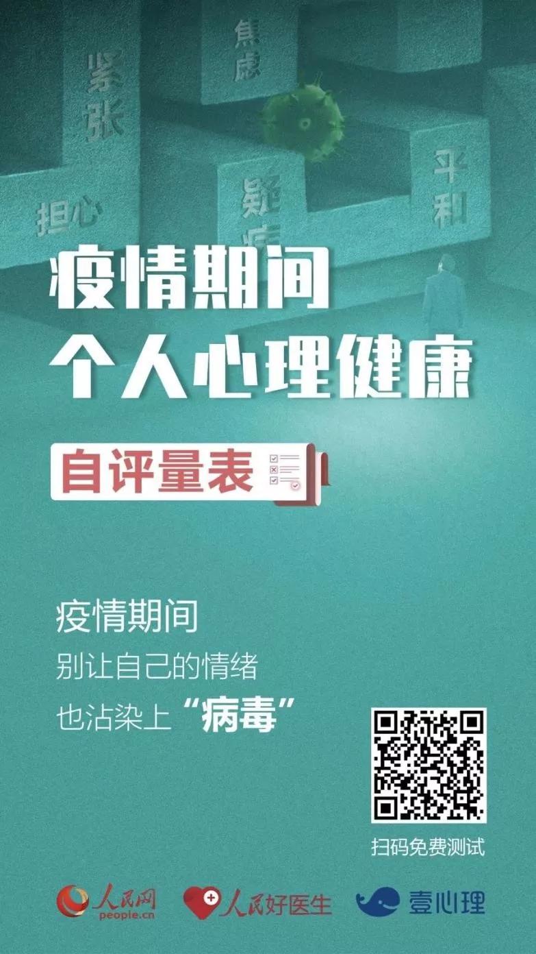 免费 中学生心理健康自评量表 60题